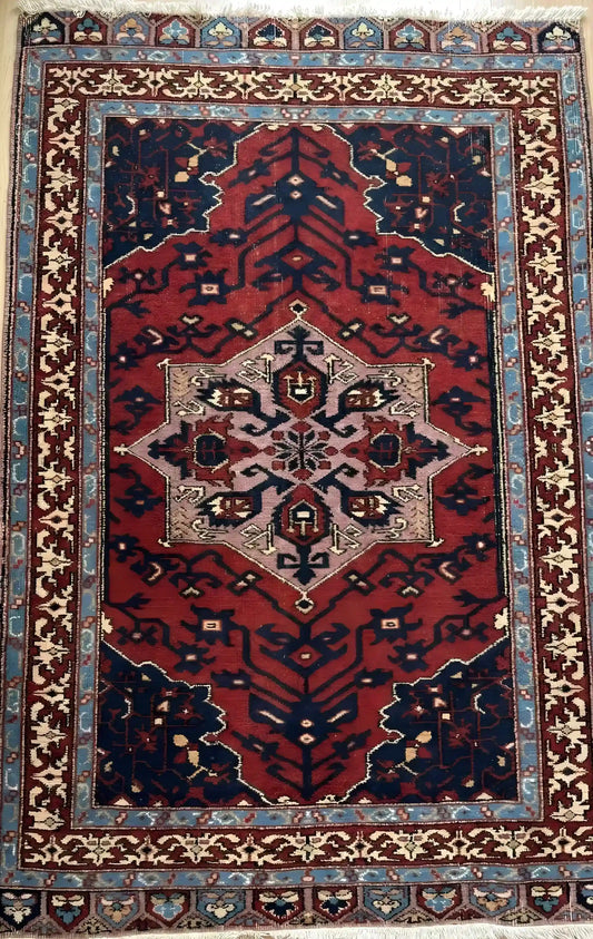 handknotted oriental wool rug
