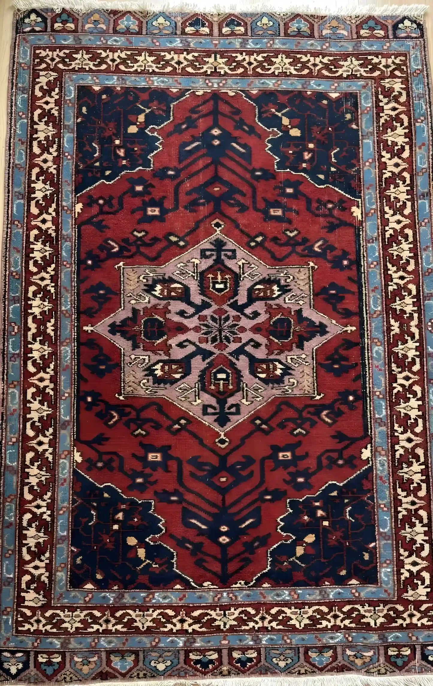 handknotted oriental wool rug
