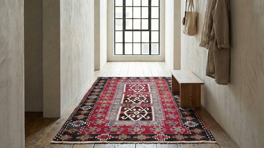 Aito käsinkudottu matto 100 % luomuvillasta luonnonväreillä. Uniikki anatolialainen laatu ja tarina kotiisi.