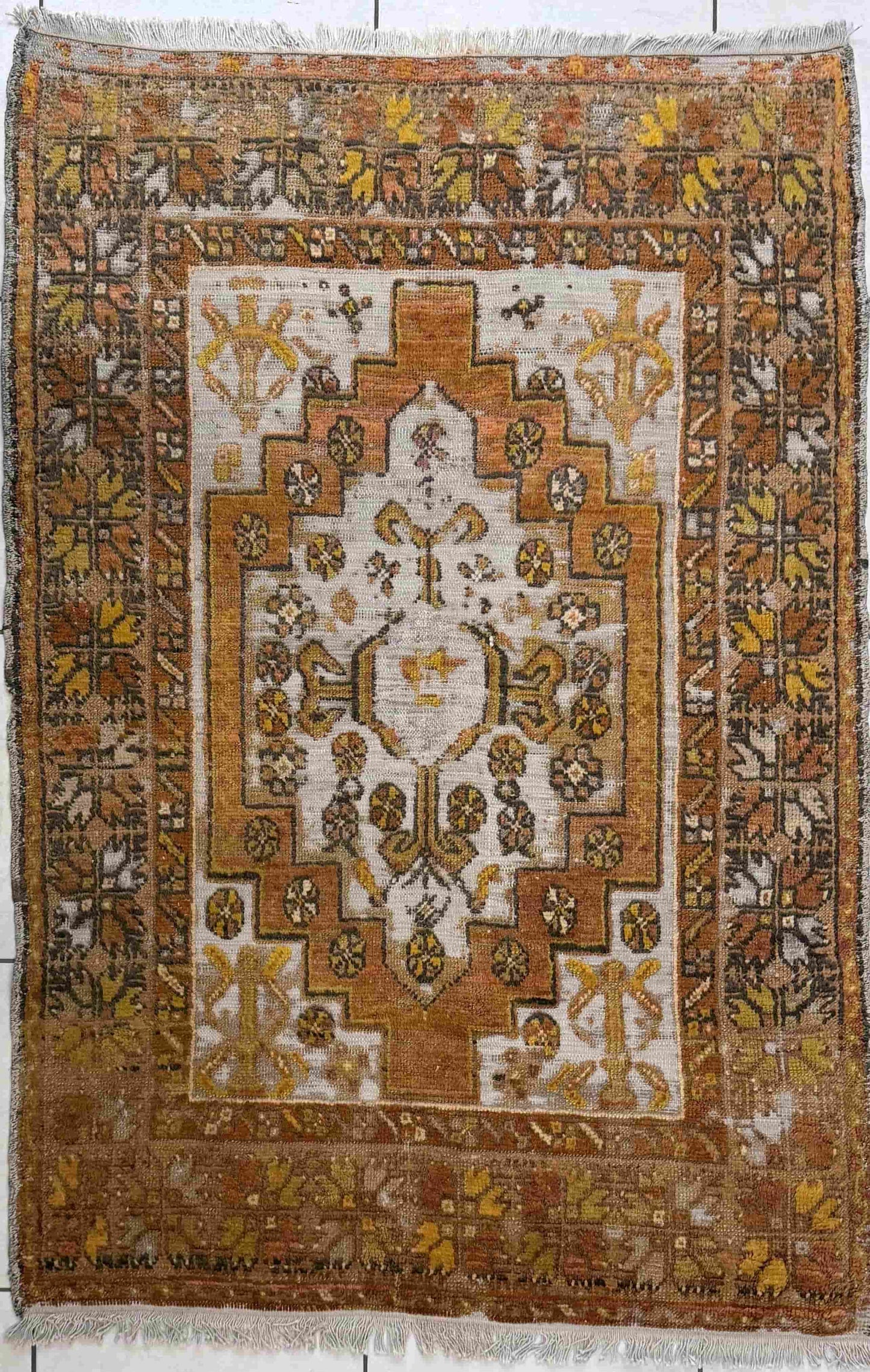 Antique Anatolian Small Area Rug |160x104cm high quality wool rug